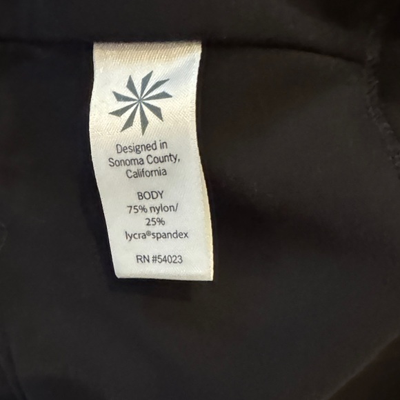 Athleta Black Straight Leg Pants - Picture 3 of 5